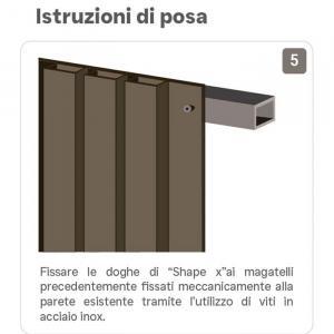 Boiserie impermeabile da esterno per muri e pareti